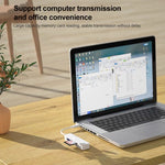 4 in 1 MS + SD + TF + USB2.0 Multifunktions-Kartenleser für Typ-C Geräte, Typ-C
