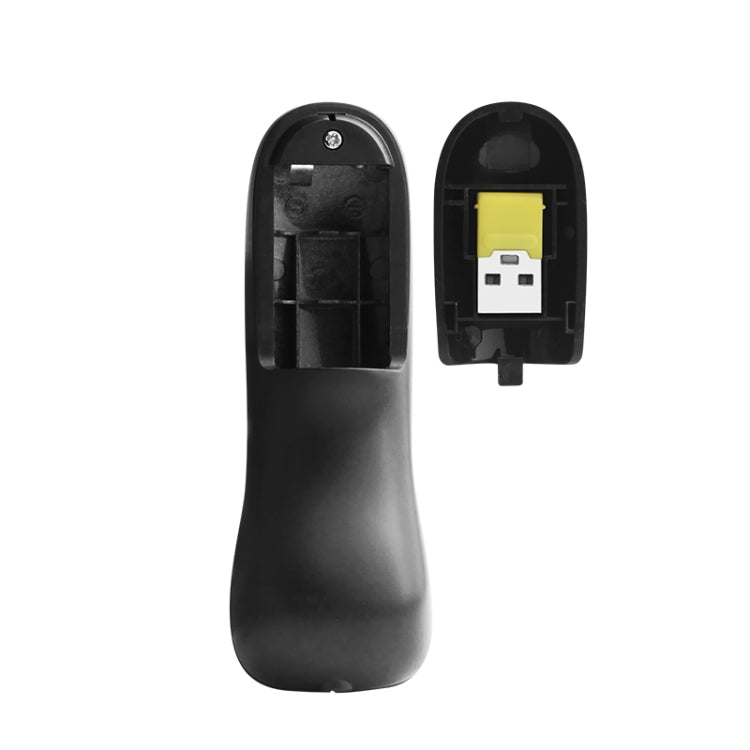 PR-05 2,4G Drahtlos 6D Gyroskop Flug Luftmaus Laserpointer Stift Presenter für PC / Laptop Unterricht Konferenz Vortrag