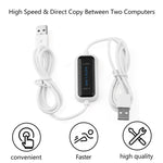 Hochgeschwindigkeits USB PC zu PC Online-Datenfreigabelink Netz Direkt Dateiübertragungsbrückenkabel, Länge: 1,75m