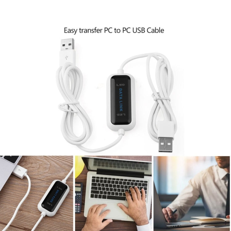 Hochgeschwindigkeits USB PC zu PC Online-Datenfreigabelink Netz Direkt Dateiübertragungsbrückenkabel, Länge: 1,75m
