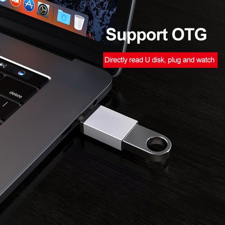 USB-C / Type-C 3.1 Stecker auf USB 3.0 Buchse Daten-/Ladeadapter aus Aluminiumlegierung