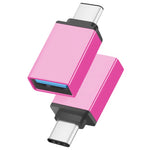 USB-C / Type-C 3.1 Stecker auf USB 3.0 Buchse Daten-/Ladeadapter aus Aluminiumlegierung
