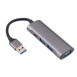 U-811 4 in 1 USB 3.0 zu 3 USB 3.0 + USB-C / Typ-C Anschlüsse HUB Dockingstation, U-811