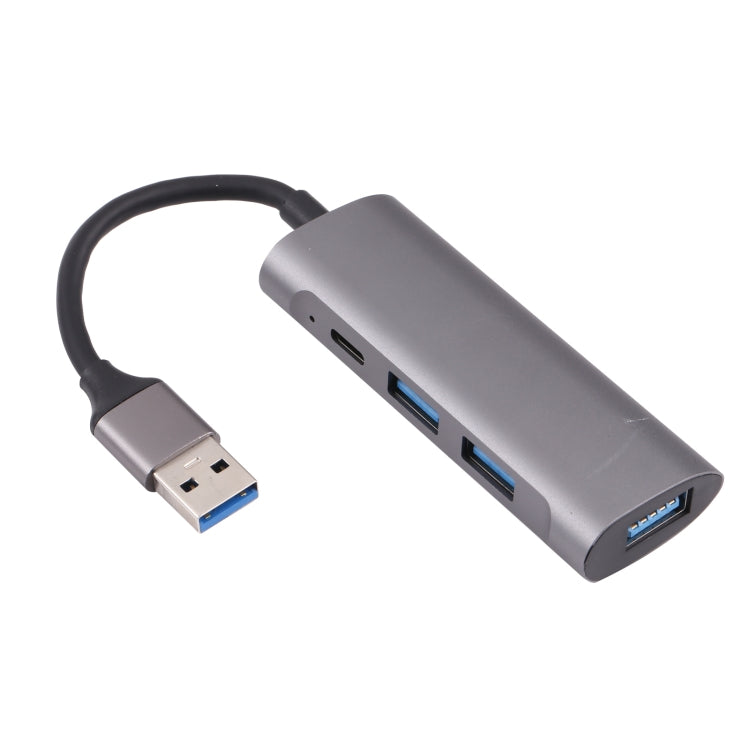 U-811 4 in 1 USB 3.0 zu 3 USB 3.0 + USB-C / Typ-C Anschlüsse HUB Dockingstation, U-811