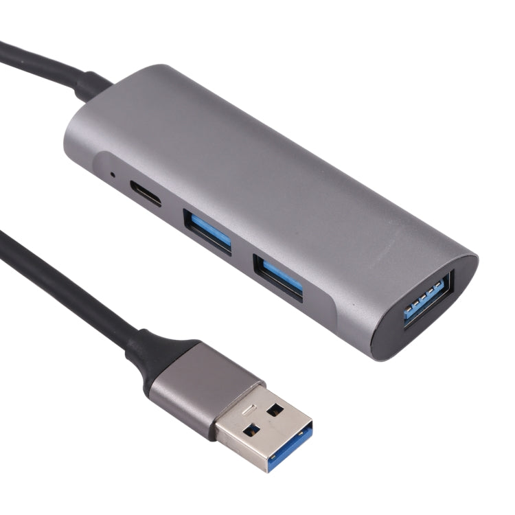 U-811 4 in 1 USB 3.0 zu 3 USB 3.0 + USB-C / Typ-C Anschlüsse HUB Dockingstation, U-811