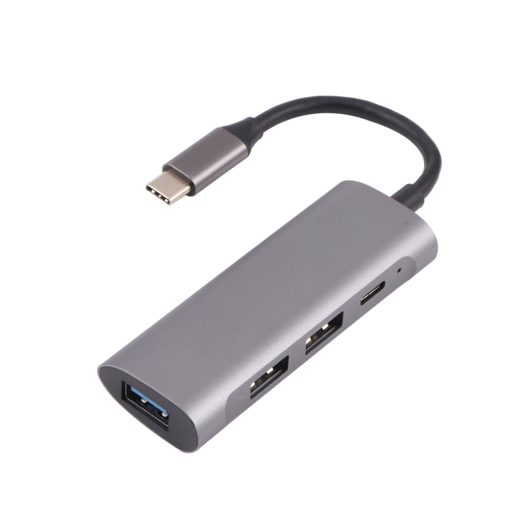 T-811 4 in 1 USB-C / Typ-C zu 3 USB 3.0 + USB-C / Typ-C Anschlüsse HUB Dockingstation, T-811