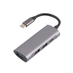 T-811 4 in 1 USB-C / Typ-C zu 3 USB 3.0 + USB-C / Typ-C Anschlüsse HUB Dockingstation, T-811