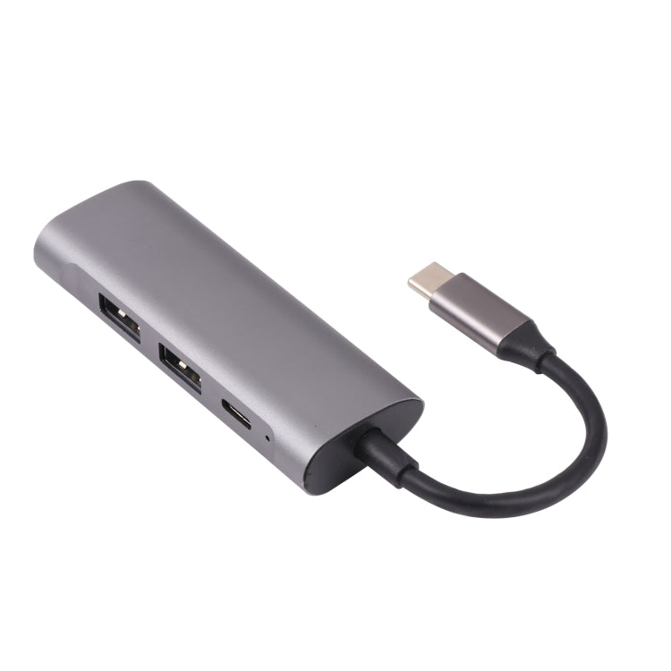 T-811 4 in 1 USB-C / Typ-C zu 3 USB 3.0 + USB-C / Typ-C Anschlüsse HUB Dockingstation, T-811