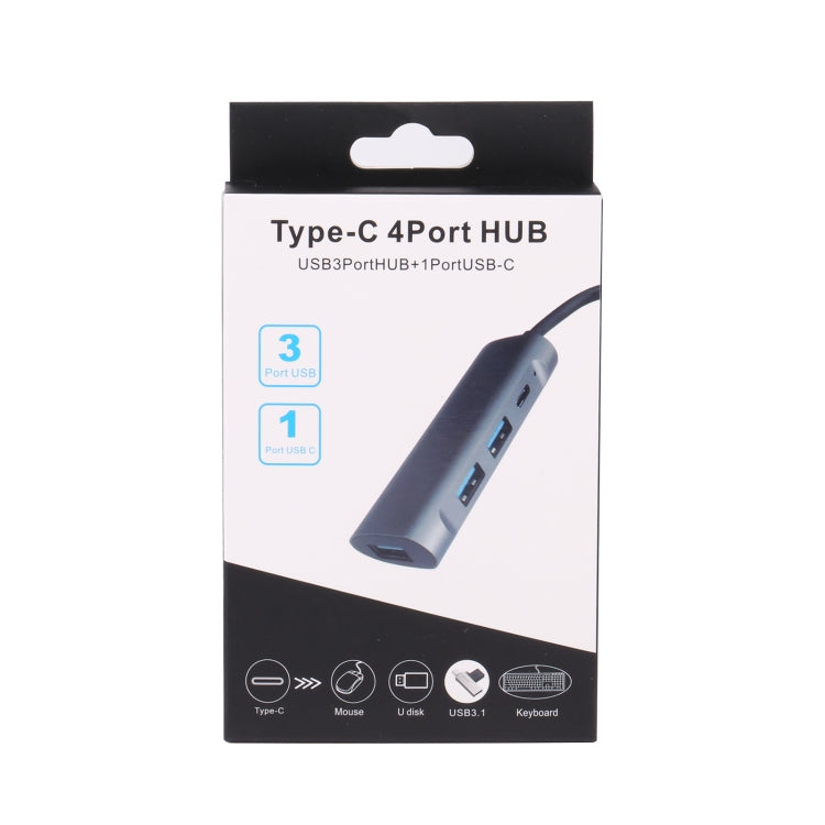 T-811 4 in 1 USB-C / Typ-C zu 3 USB 3.0 + USB-C / Typ-C Anschlüsse HUB Dockingstation, T-811