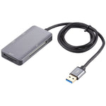 5 in 1 Dual USB 3.0 + CF + TF + SD Multifunktionaler USB 3.0 Kartenleser, 5 in 1 USB 3.0