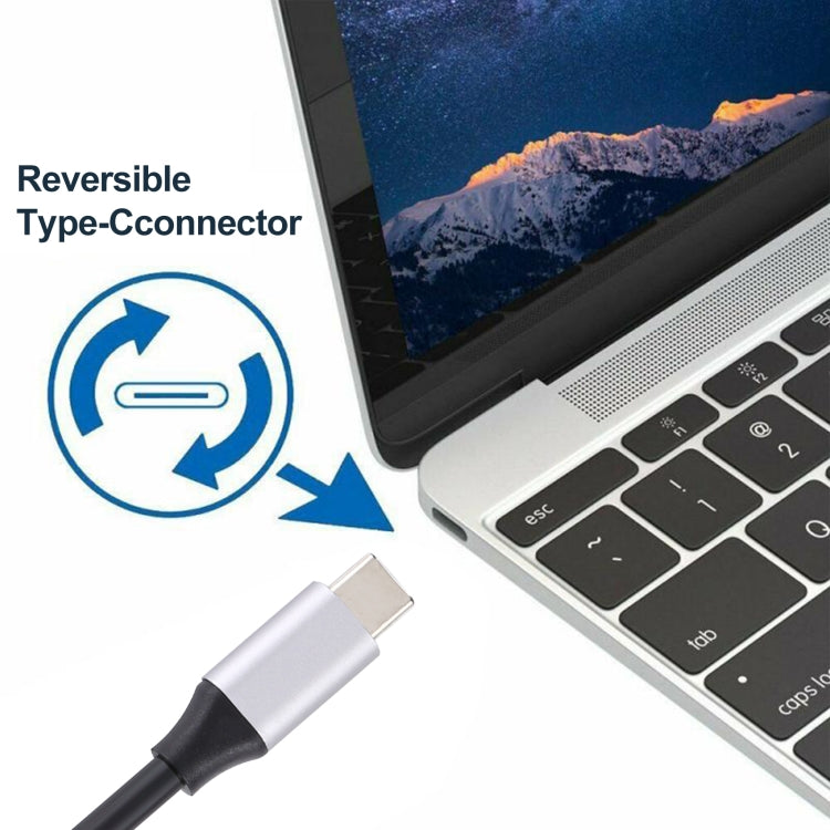 4K 60Hz Type-C / USB-C Stecker zu DP Stecker Adapterkabel, Länge: 1,8m, DP Stecker