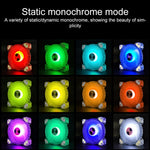 COOLMOON RGB Kühlventilator 120mm PWM 6PIN S1 ARGB Lüfter, CM-S1