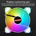 COOLMOON RGB Kühlventilator 120mm PWM 6PIN S1 ARGB Lüfter, CM-S1