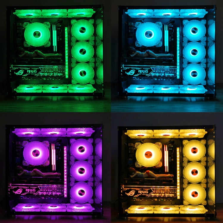 COOLMOON RGB Kühlventilator 120mm PWM 6PIN S1 ARGB Lüfter, CM-S1