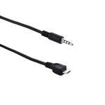 3,5mm Stecker zu Micro USB Stecker Audio AUX Kabel, Länge: ca. 40cm, Micro USB 40cm