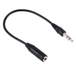 3,5mm Stecker zu 2,5mm Buchse Adapterkabel, Länge: 25cm, Länge: 25cm