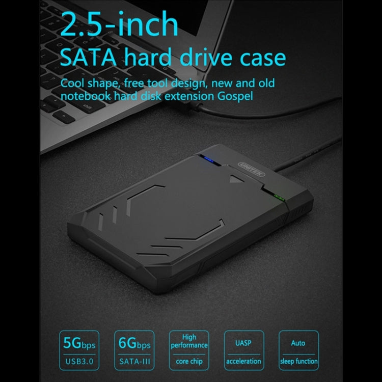 UNITEK SATA 2,5 Zoll USB 3.0 Schnittstelle HDD Gehäuse, Länge: 30cm, SATA USB 3.0 Schnittstelle, Länge: 30cm