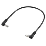 30cm 5A 5,5 x 2,1mm Stecker zu Stecker Winkel DC Stromversorgungsstecker Kabel, DC 12-24V