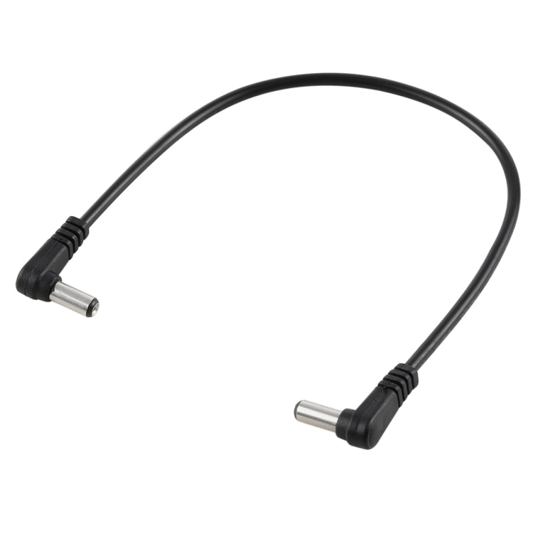 30cm 5A 5,5 x 2,1mm Stecker zu Stecker Winkel DC Stromversorgungsstecker Kabel, DC 12-24V