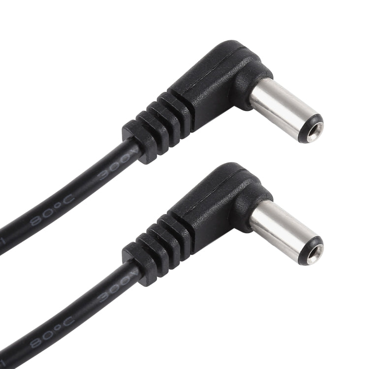 30cm 5A 5,5 x 2,1mm Stecker zu Stecker Winkel DC Stromversorgungsstecker Kabel, DC 12-24V