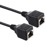 RJ45 Buchse zu Buchse Ethernet LAN Netzwerk Verlängerungskabel, Kabellänge: 60cm, 60cm
