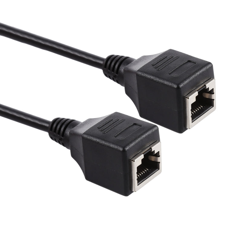 RJ45 Buchse zu Buchse Ethernet LAN Netzwerk Verlängerungskabel, Kabellänge: 60cm, 60cm
