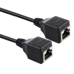 RJ45 Buchse zu Buchse Ethernet LAN Netzwerk Verlängerungskabel, Kabellänge: 60cm, 60cm