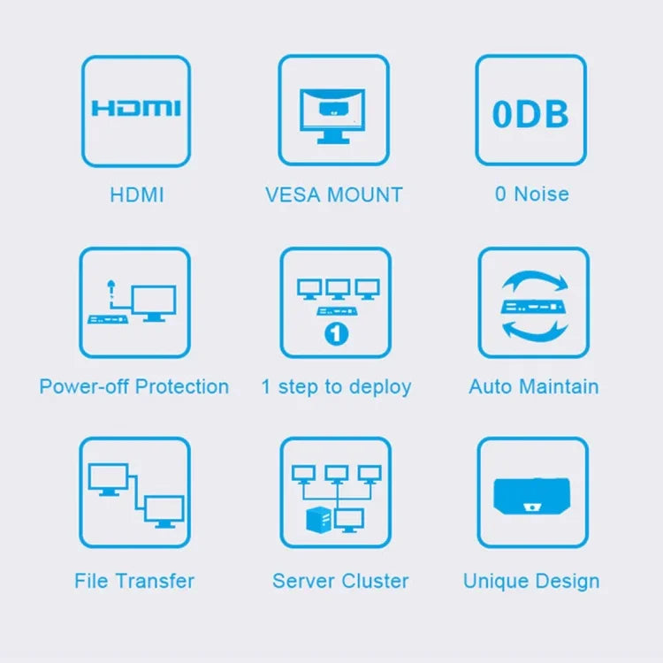 R1 Windows-System-Mini-PC, Quad-Core Cortex 2,0 GHz, RAM: 1 GB, ROM: 8 GB