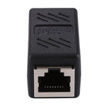 Crystal Netzwerk Gerade Durchgang Kopf-Leitungsverbinder Paar Terminal Buchse zu Doppelkopf RJ45 Schnittstellen Verlängerungsgerät, 2 Ports