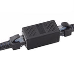 Crystal Netzwerk Gerade Durchgang Kopf-Leitungsverbinder Paar Terminal Buchse zu Doppelkopf RJ45 Schnittstellen Verlängerungsgerät, 2 Ports