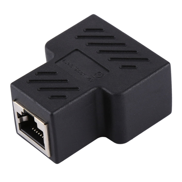 Crystal Netzwerk Gerade Durchgang Kopf-Leitungsverbinder Terminal Buchse zu Buchse Dreifachkopf RJ45 Schnittstellen Verlängerungsgerät, 3 Ports