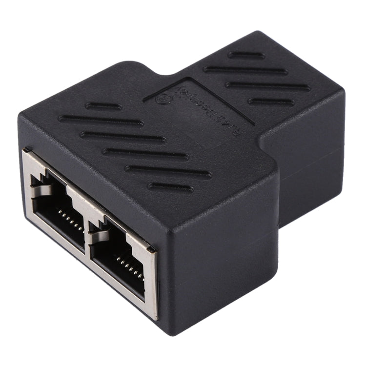 Crystal Netzwerk Gerade Durchgang Kopf-Leitungsverbinder Terminal Buchse zu Buchse Dreifachkopf RJ45 Schnittstellen Verlängerungsgerät, 3 Ports