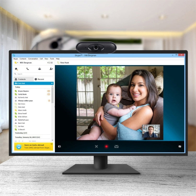 720P USB Kamera Webcam mit Mikrofon, 720P