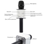 SDRD SD-08 Doppellautsprecher Hochwertiges Handheld KTV Karaoke Aufnahme Bluetooth Kabelloses Kondensatormikrofon