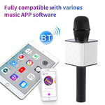SDRD SD-08 Doppellautsprecher Hochwertiges Handheld KTV Karaoke Aufnahme Bluetooth Kabelloses Kondensatormikrofon