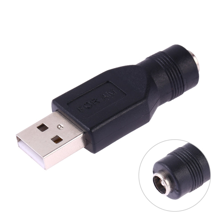 USB Stecker zu 5,5 x 2,1mm Buchse Adapteranschluss, USB Stecker zu 5,5 x 2,1mm