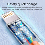 Mech Serie 6A 120W USB zu 8 Pin Metallstecker Silikon Schnellladedatenkabel, Länge: 1,2m, 1,2m 8 Pin