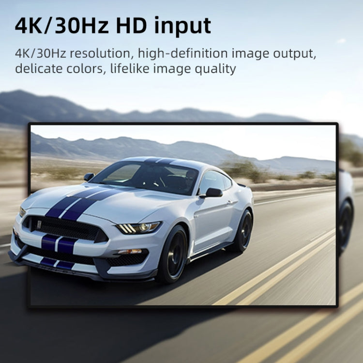 4K 30Hz HDMI-zu-USB3.0-HD-Video-Capture-Karte mit Kabel, HDMI zu USB3.0