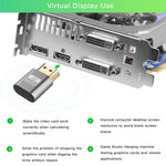 VGA Virtueller Display Adapter HDMI 1.4 DDC EDID Dummy-Stecker Headless Display Emulator, Pink, Grau, Gold, Rot, Silber