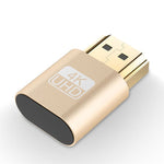VGA Virtueller Display Adapter HDMI 1.4 DDC EDID Dummy-Stecker Headless Display Emulator, Pink, Grau, Gold, Rot, Silber
