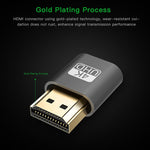 VGA Virtueller Display Adapter HDMI 1.4 DDC EDID Dummy-Stecker Headless Display Emulator, Pink, Grau, Gold, Rot, Silber