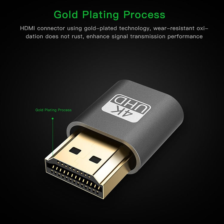 VGA Virtueller Display Adapter HDMI 1.4 DDC EDID Dummy-Stecker Headless Display Emulator, Pink, Grau, Gold, Rot, Silber