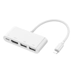 75216 4-in-1 8-Pin zu HDMI + 8-Pin Ladeanschluss + 2 USB-Anschlüsse HD Video Konverter, 75216