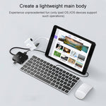 NK-1033 5-in-1 8-Pin Männlich zu Dual USB + 3,5mm AUX + Ethernet + 8-Pin Strom Weiblich Adapter, NK-1033