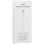 3-in-1 USB-C / Typ-C Stecker auf USB + 100M RJ45 Ethernet + Typ-C Power Buchse Adapter, 3-in-1