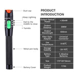 HT-30 30mW Sichtbarer Fehlerfinder Detektor Tester Optischer Laser Rotlicht Teststift, HT-30