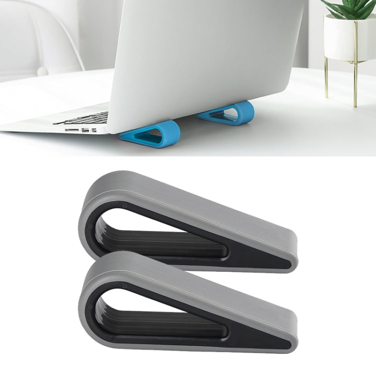 2 Stück Einfacher Notebook-Computer-Halter Verstellbare Höhe Erhöht Wärmeableitung Basis-Pad-Halter