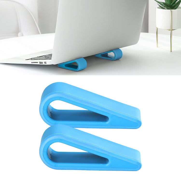 2 Stück Einfacher Notebook-Computer-Halter Verstellbare Höhe Erhöht Wärmeableitung Basis-Pad-Halter