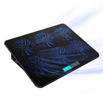 ICE COOREL Notebook-Computer-Basis Geschwindigkeitsregelung Lautloser Sechs-Lüfter-Kühlhalter Kühlgestell, Stil: Flaggschiff, Stil: Flaggschiff