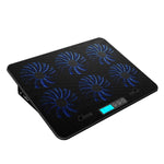 ICE COOREL Notebook-Computer-Basis Geschwindigkeitsregelung Lautloser Sechs-Lüfter-Kühlhalter Kühlgestell, Stil: Flaggschiff, Stil: Flaggschiff